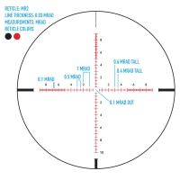 Прицел Sightmark Citadel 3-18x50, FFP, сетка MR2