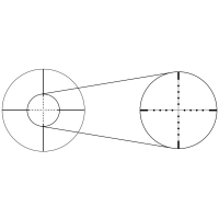 Оптический прицел Gaut Quartz 3-9x40 AO, сетка 2 (Mil-Dot), подсветка