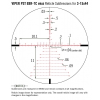 Прицел Vortex Viper PST GEN II 3-15x44 FFP (сетка EBR-7C MRAD) с подсветкой