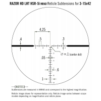 Прицел оптический Vortex Razor LHT 3-15x42 HSR-5i MRAD
